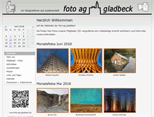 Tablet Screenshot of foto-ag-gladbeck.de